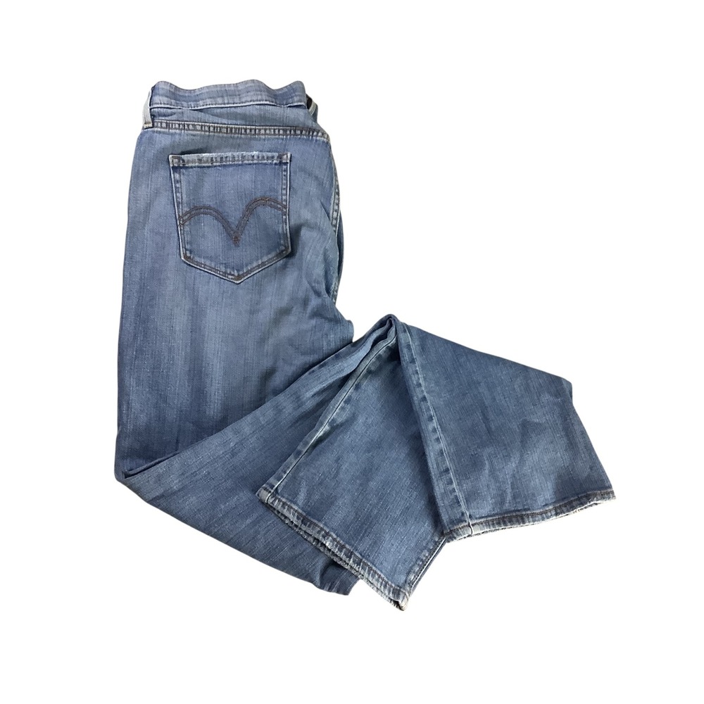 Levi's Straight 525 Jeans Womens 12 M Blue Casual Classic Denim